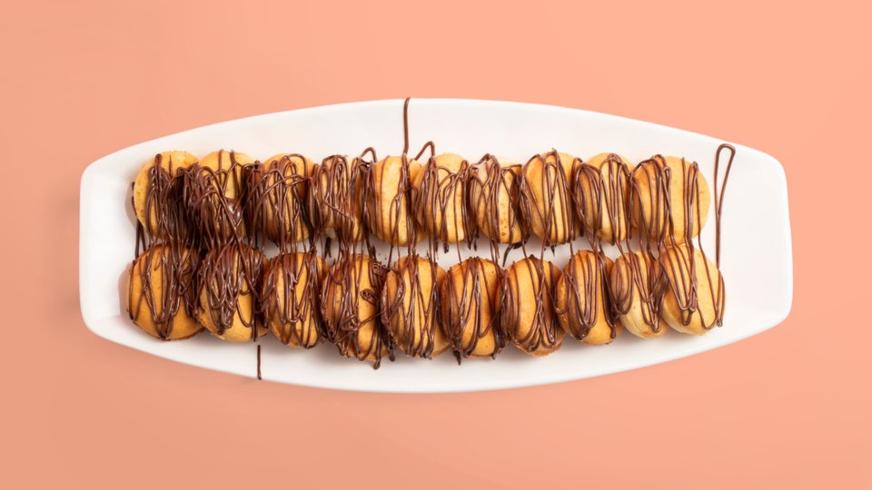 20 Mini Pancakes Nutella — Mini Pancakes