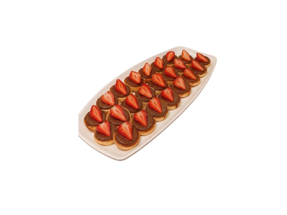 20 Mini Pancakes Strawberry — Mini Pancakes