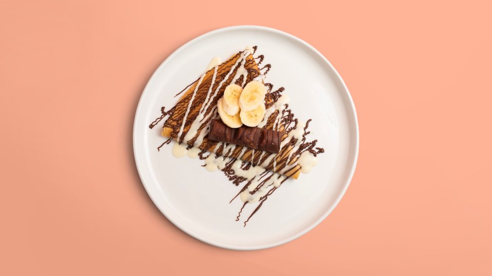 Banana Kinder Crepe — Crepes